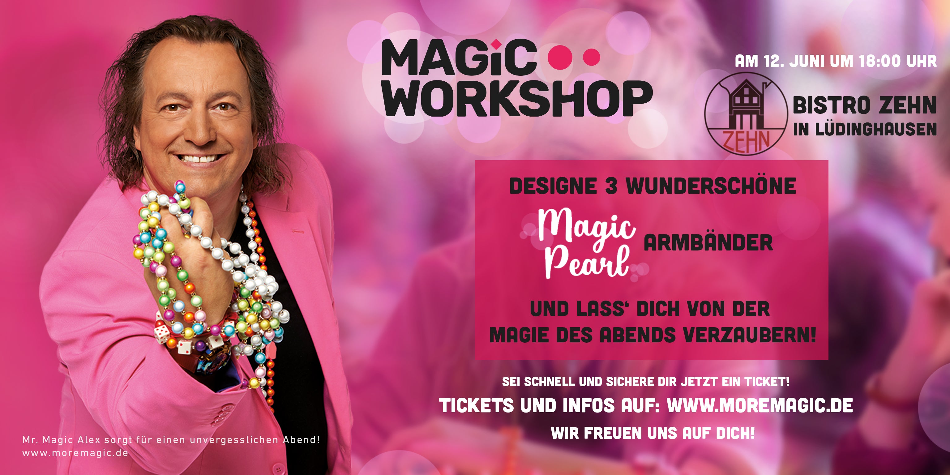 "Feel the Magic" Workshop am 12.06.24 im Bistro Zehn, Lüdinghausen